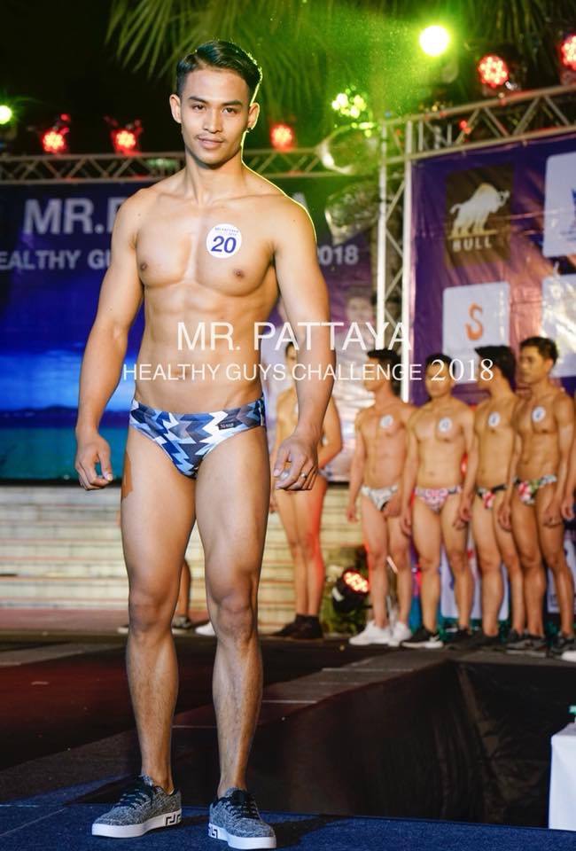 รอบชุดว่ายน้ำ Mister Pattaya Healthy Guys 2018