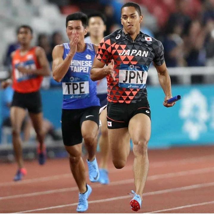ทีมวิ่งผลัด4คูณ100เมตรชายจากญี่ปุ่น..ในเอเชี่ยนเกมส์ครั้งที่18