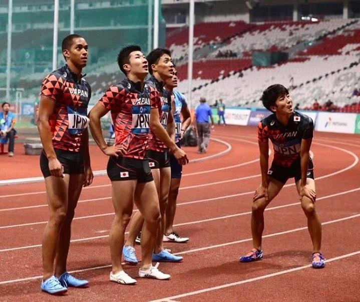 ทีมวิ่งผลัด4คูณ100เมตรชายจากญี่ปุ่น..ในเอเชี่ยนเกมส์ครั้งที่18