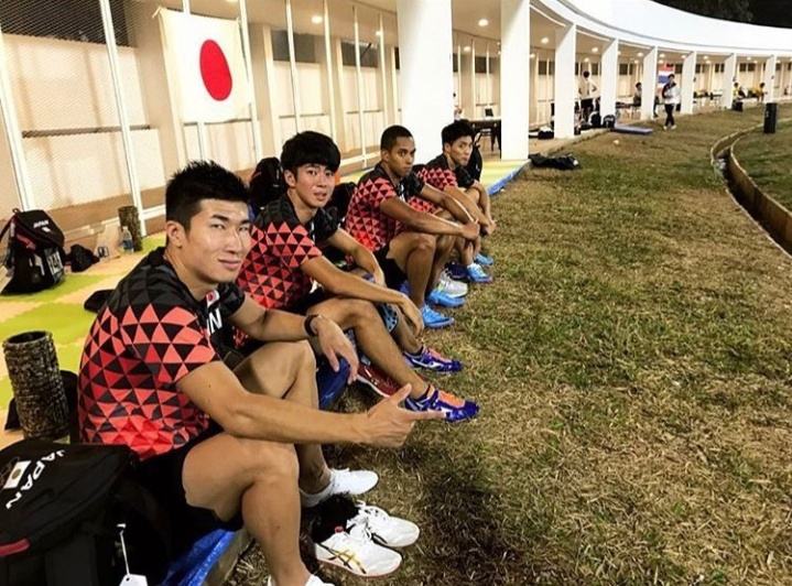 ทีมวิ่งผลัด4คูณ100เมตรชายจากญี่ปุ่น..ในเอเชี่ยนเกมส์ครั้งที่18