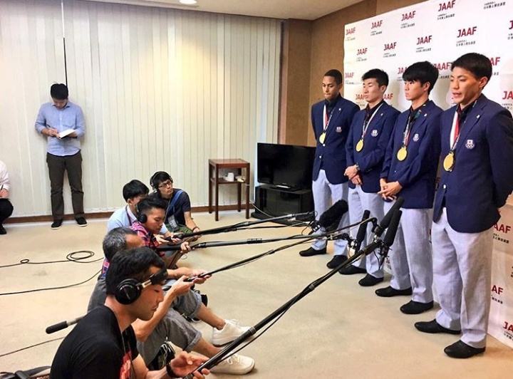 ทีมวิ่งผลัด4คูณ100เมตรชายจากญี่ปุ่น..ในเอเชี่ยนเกมส์ครั้งที่18