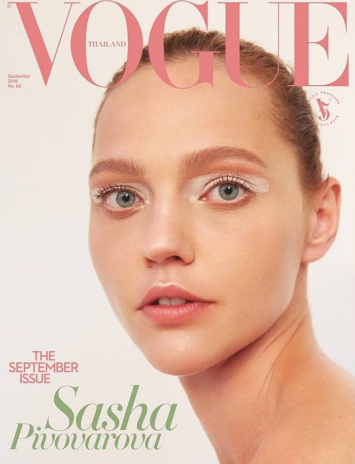 Sasha Pivovarova @ Vogue Thailand September 2018