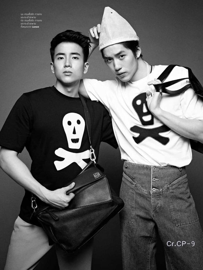 ต่อ ธนภพ & นน ชานน @ Harper's Bazaar Men Thailand S/S 2018