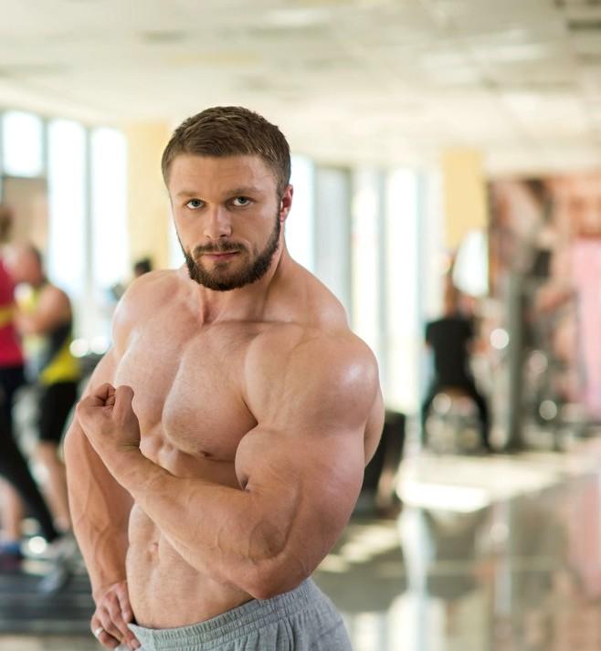 Bodybuilder in the gym NO.1
