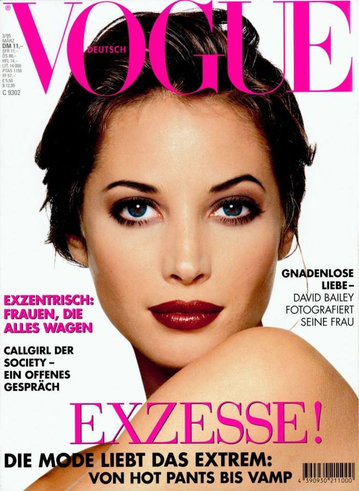 VOGUE'S Covers @Christy Turlington