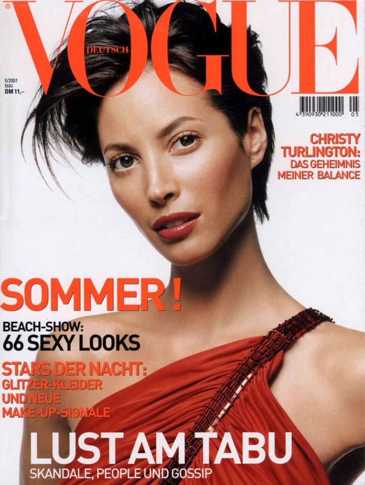 VOGUE'S Covers @Christy Turlington