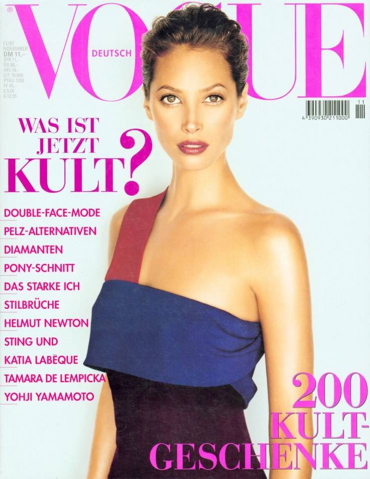VOGUE'S Covers @Christy Turlington