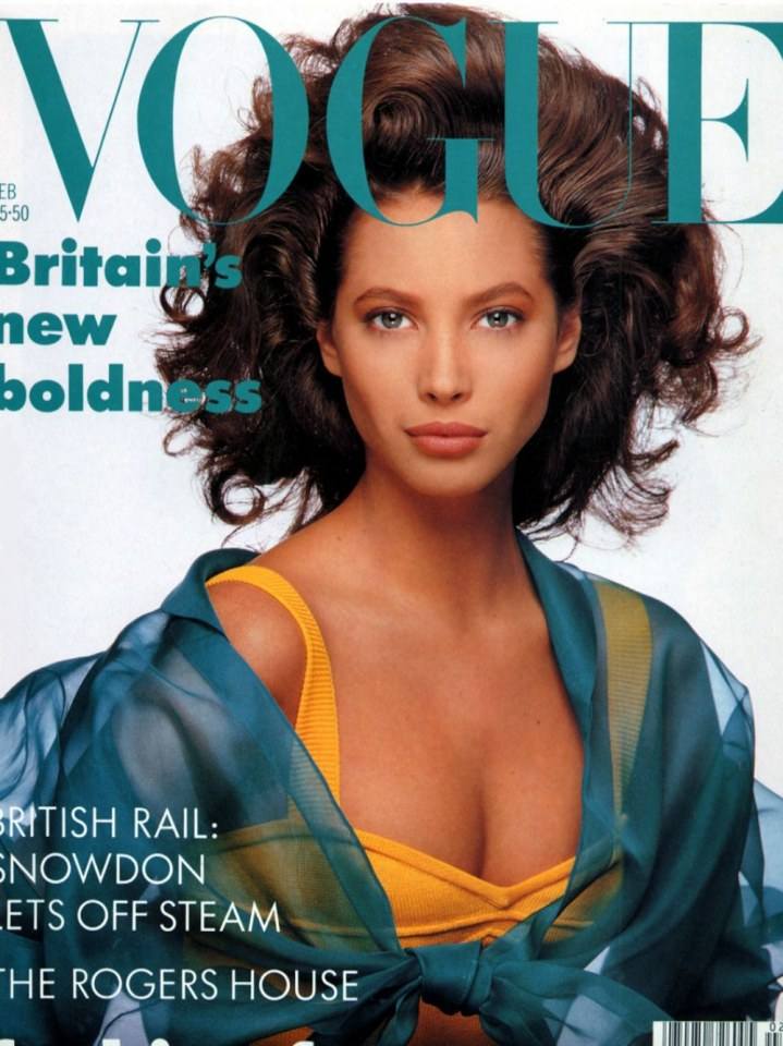 VOGUE'S Covers @Christy Turlington