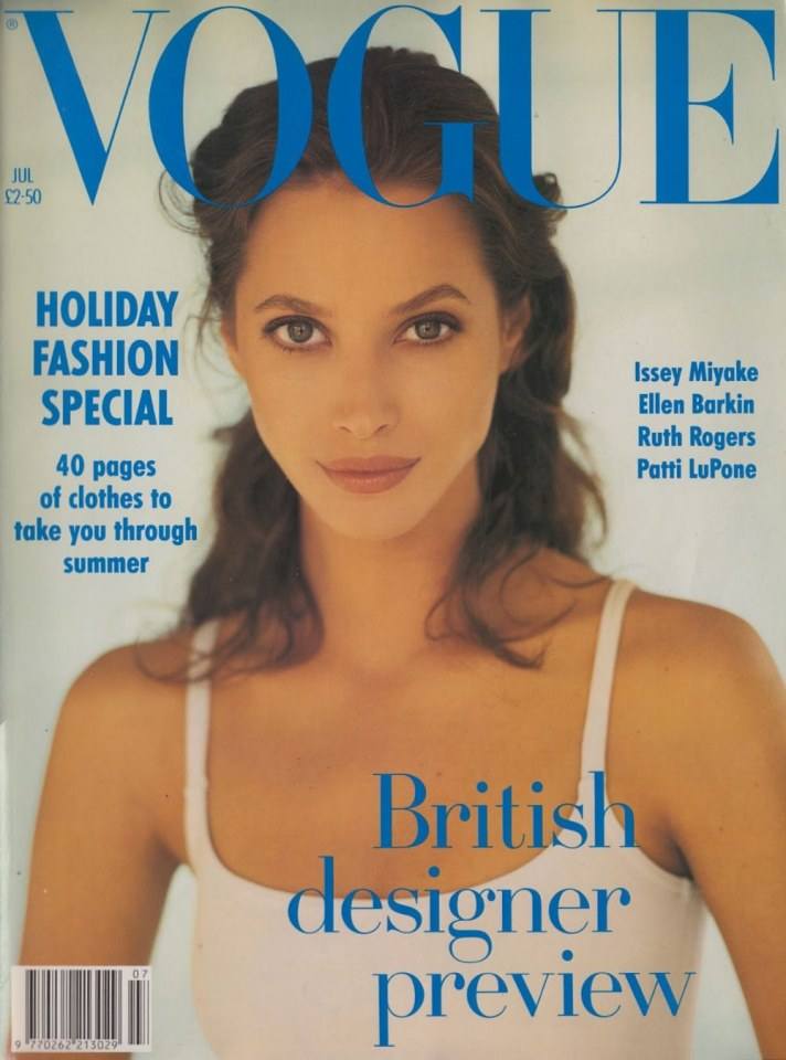VOGUE'S Covers @Christy Turlington
