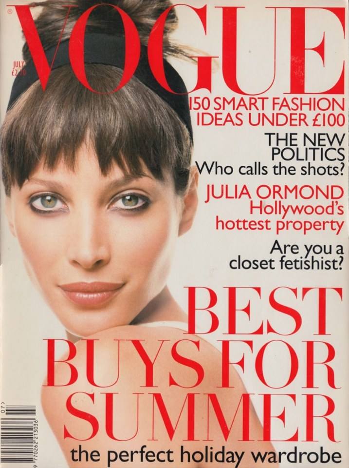 VOGUE'S Covers @Christy Turlington
