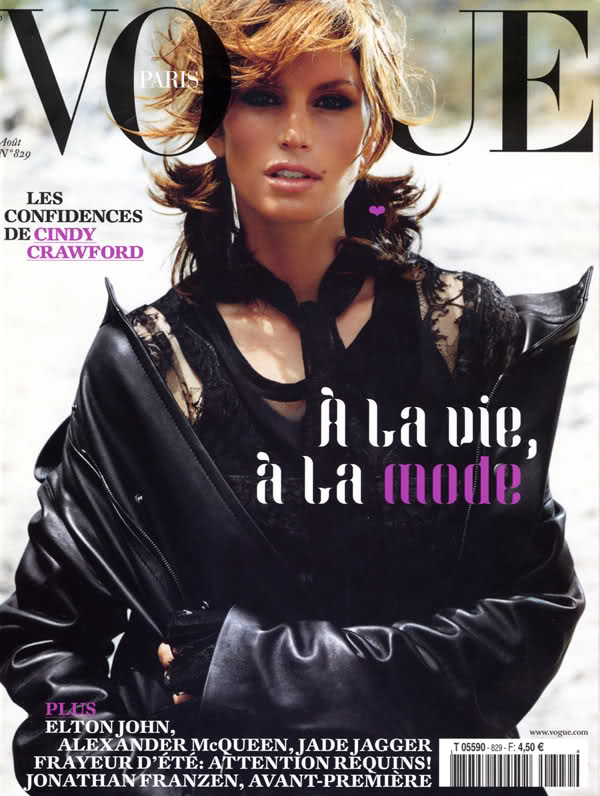 VOGUE'S Covers @Cindy Crawford
