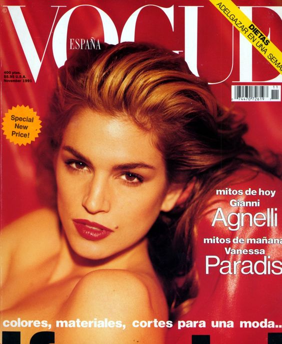 VOGUE'S Covers @Cindy Crawford