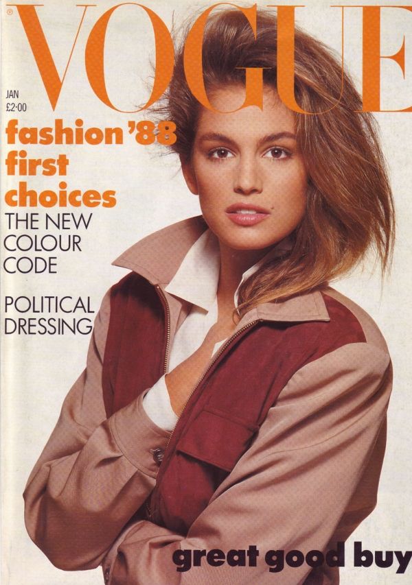 VOGUE'S Covers @Cindy Crawford