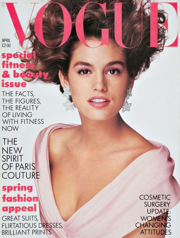 VOGUE'S Covers @Cindy Crawford