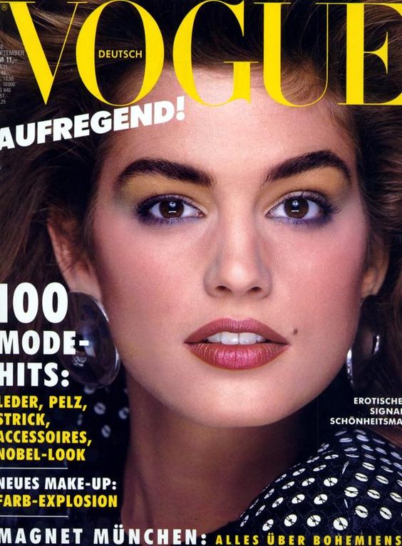 VOGUE'S Covers @Cindy Crawford