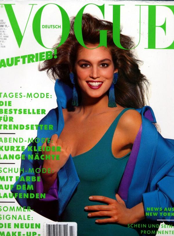 VOGUE'S Covers @Cindy Crawford
