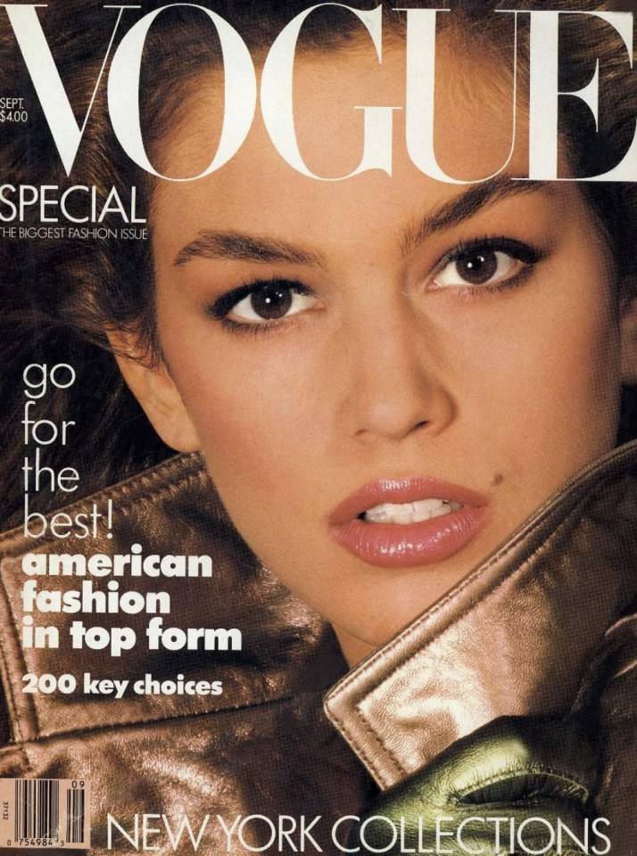 VOGUE'S Covers @Cindy Crawford