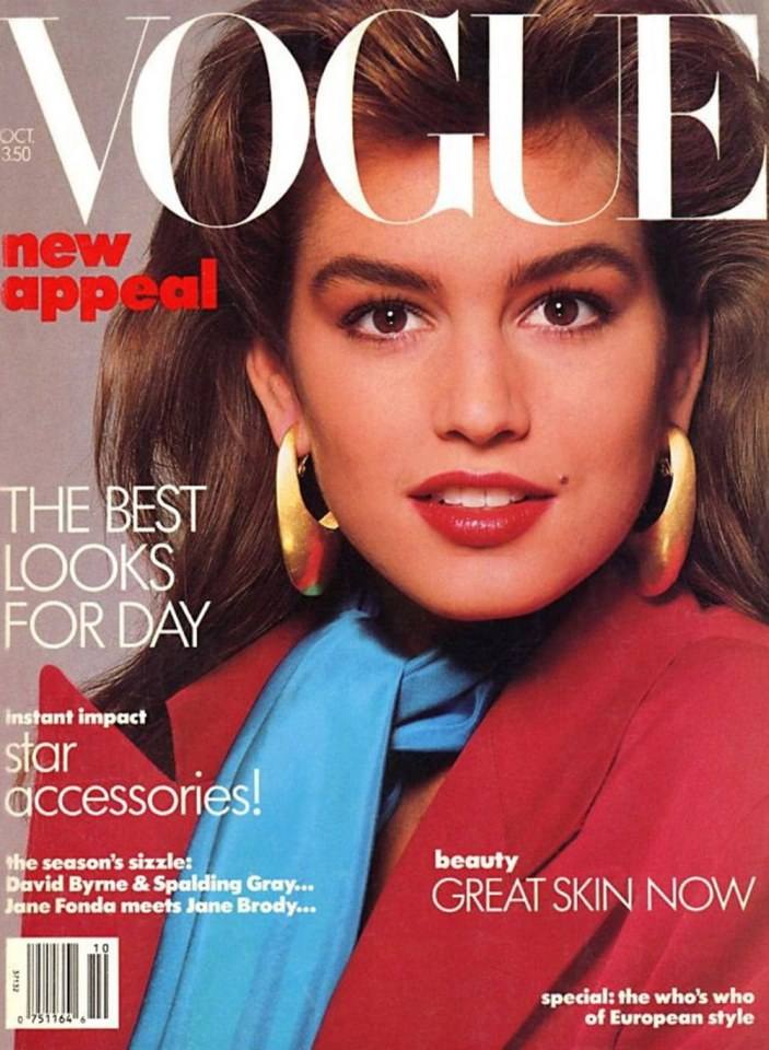 VOGUE'S Covers @Cindy Crawford
