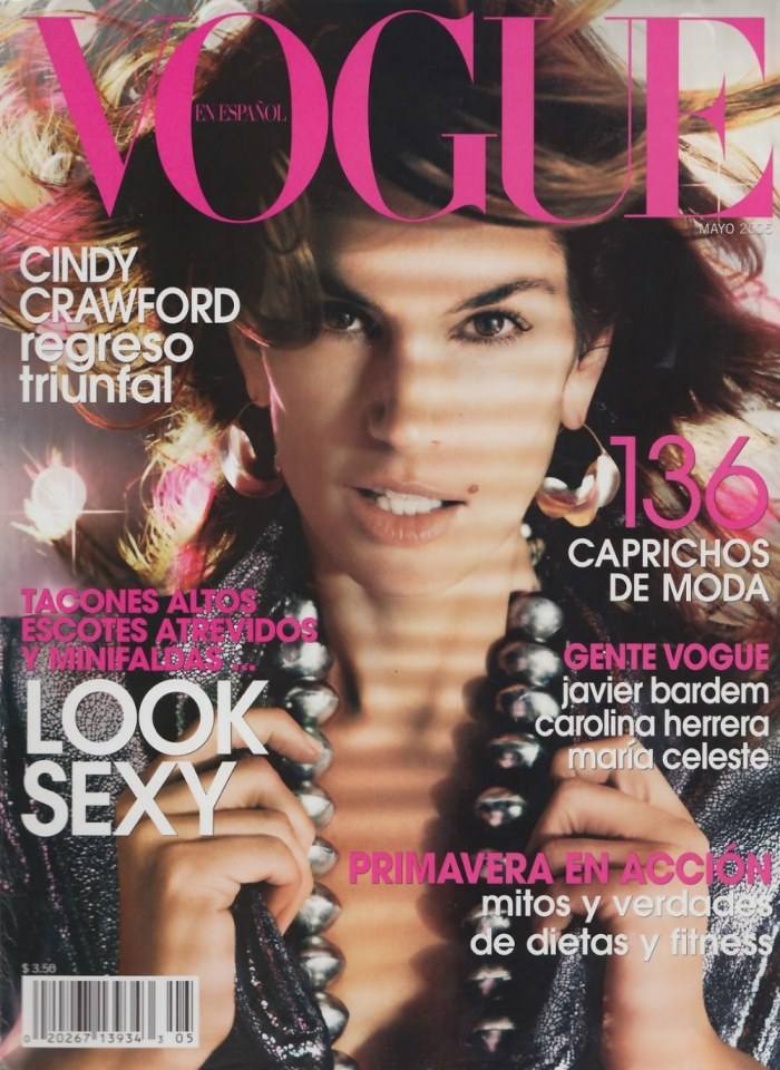 VOGUE'S Covers @Cindy Crawford