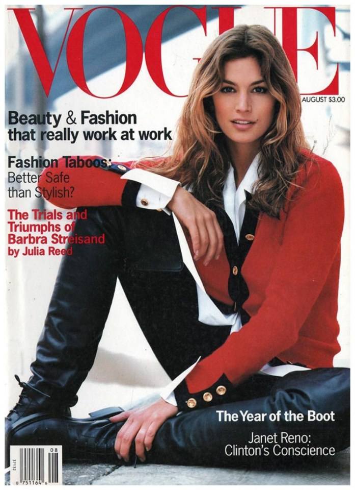 VOGUE'S Covers @Cindy Crawford