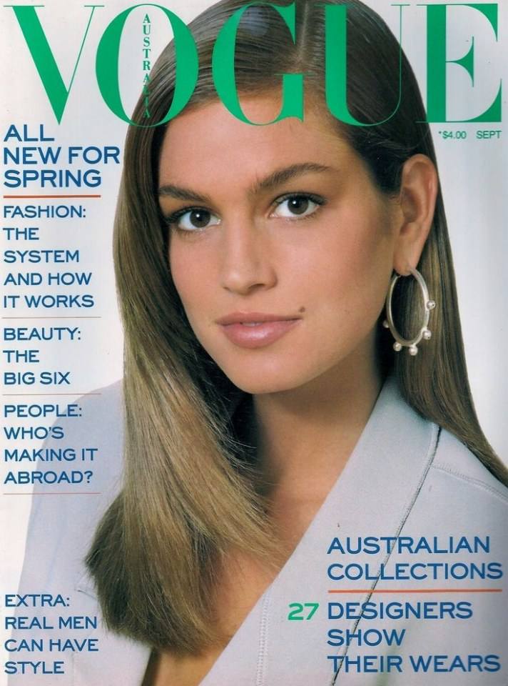 VOGUE'S Covers @Cindy Crawford