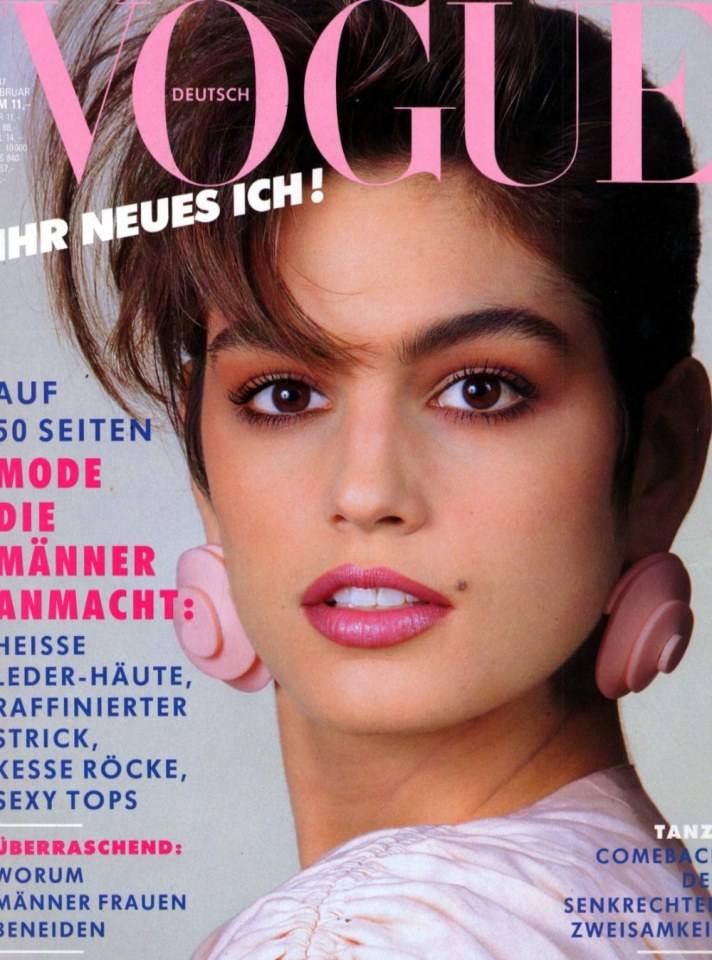 VOGUE'S Covers @Cindy Crawford