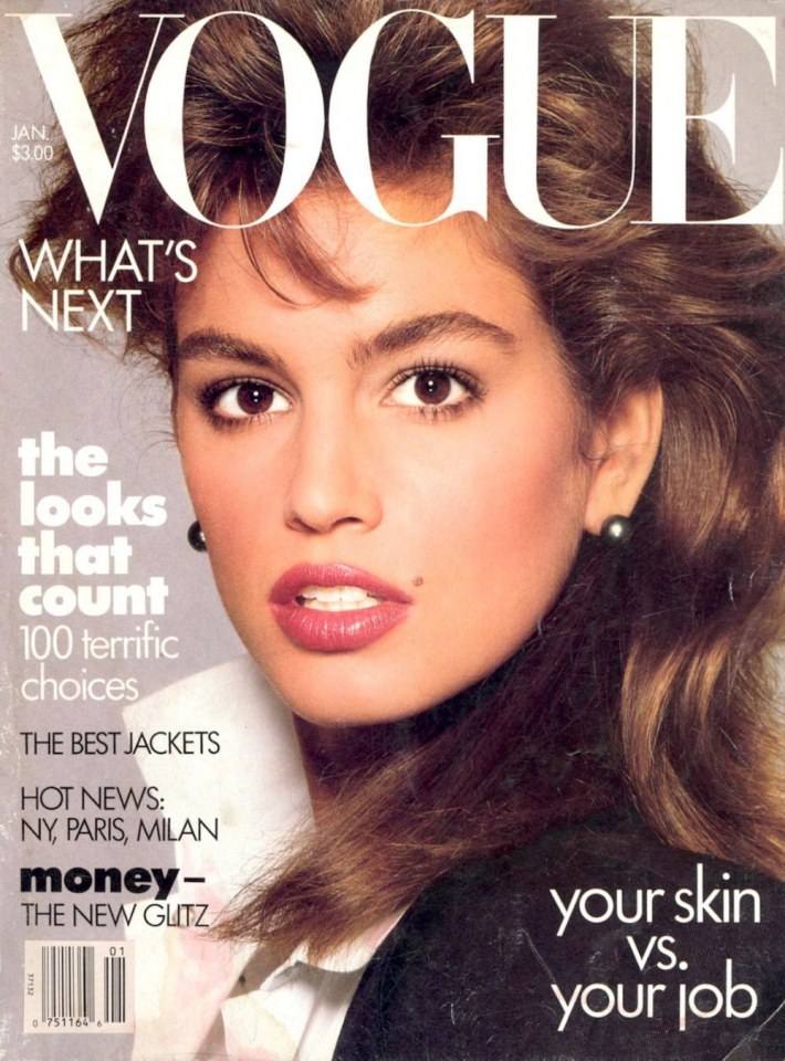 VOGUE'S Covers @Cindy Crawford