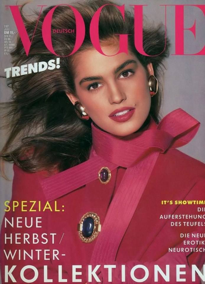 VOGUE'S Covers @Cindy Crawford