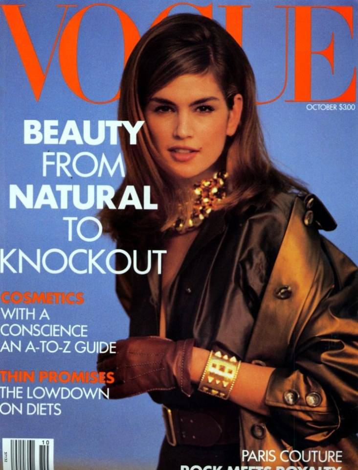 VOGUE'S Covers @Cindy Crawford