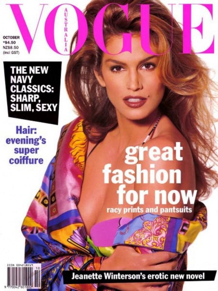 VOGUE'S Covers @Cindy Crawford