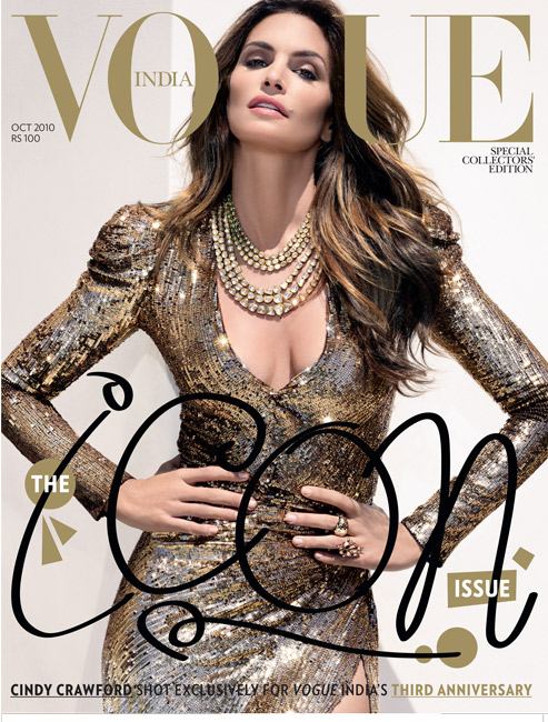 VOGUE'S Covers @Cindy Crawford