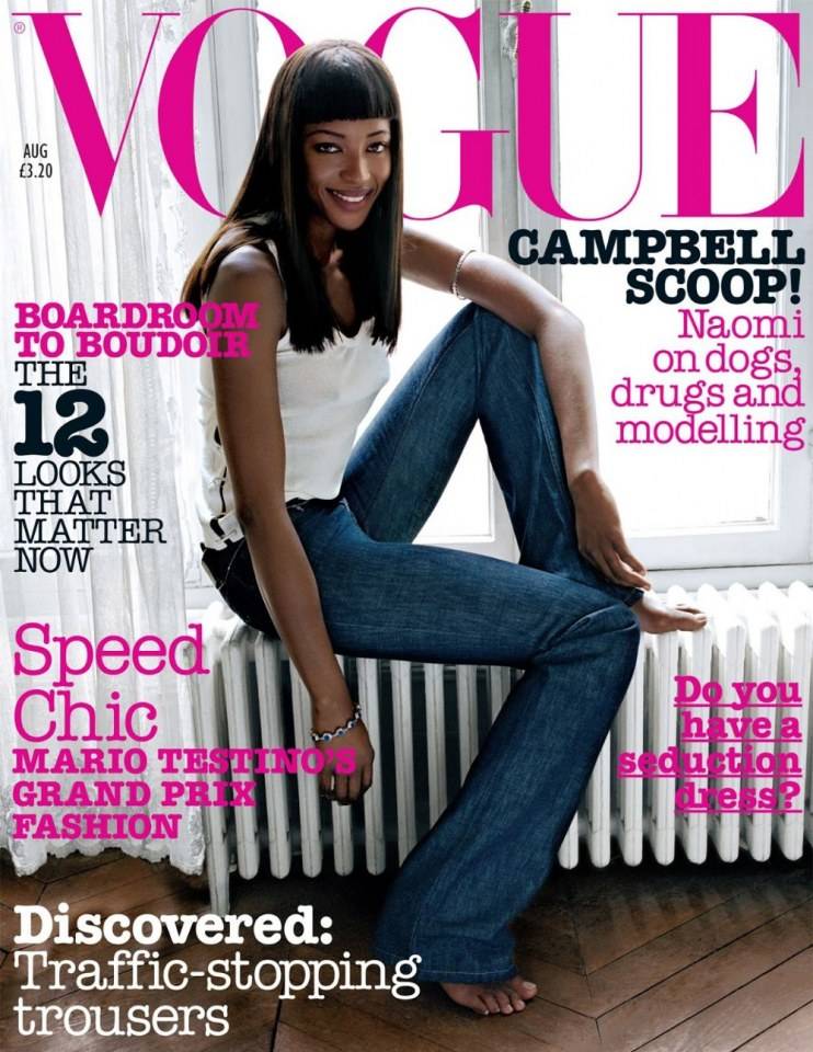 VOGUE'S Covers @Naomi Campbell