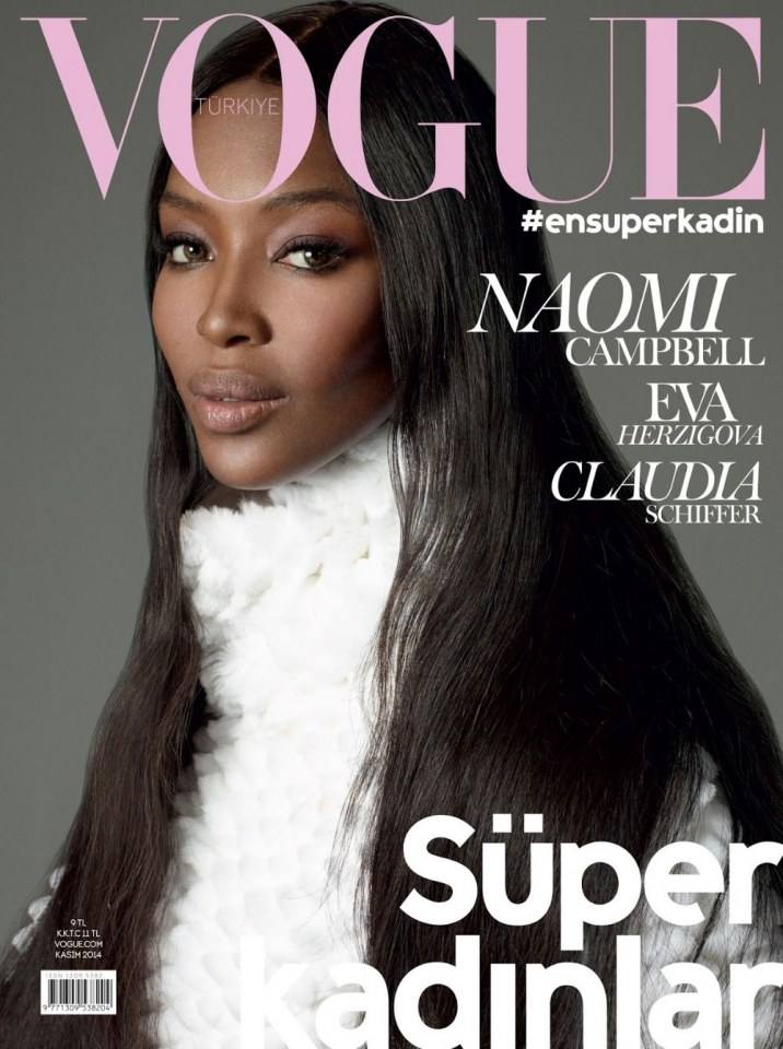 VOGUE'S Covers @Naomi Campbell