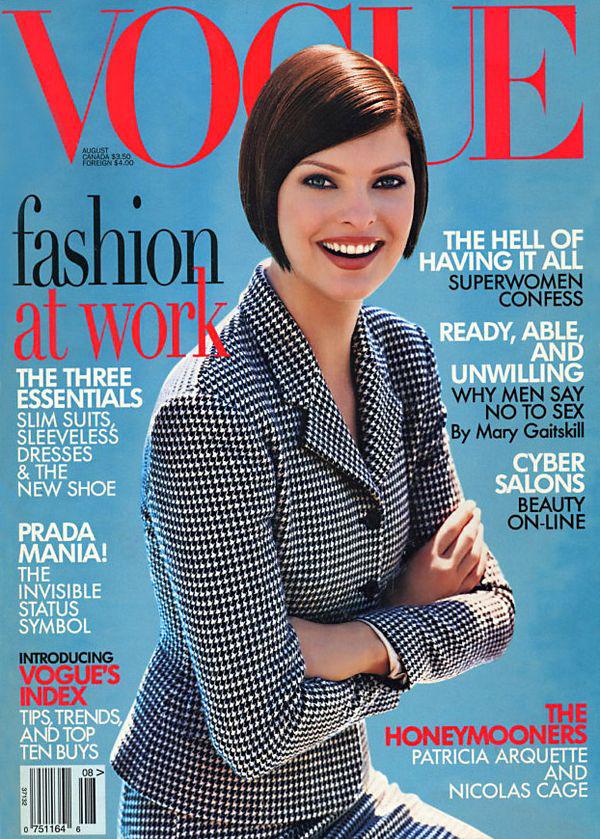 VOGUE'S Covers @Linda Evangelista
