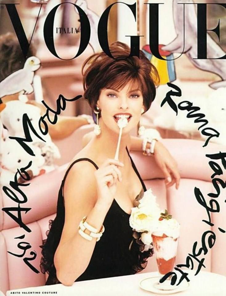 VOGUE'S Covers @Linda Evangelista