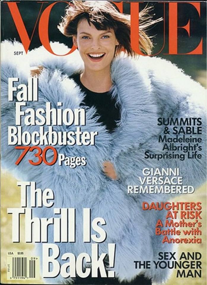 VOGUE'S Covers @Linda Evangelista