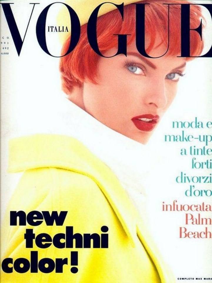 VOGUE'S Covers @Linda Evangelista