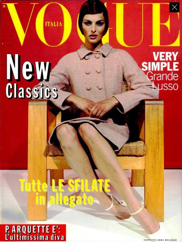 VOGUE'S Covers @Linda Evangelista