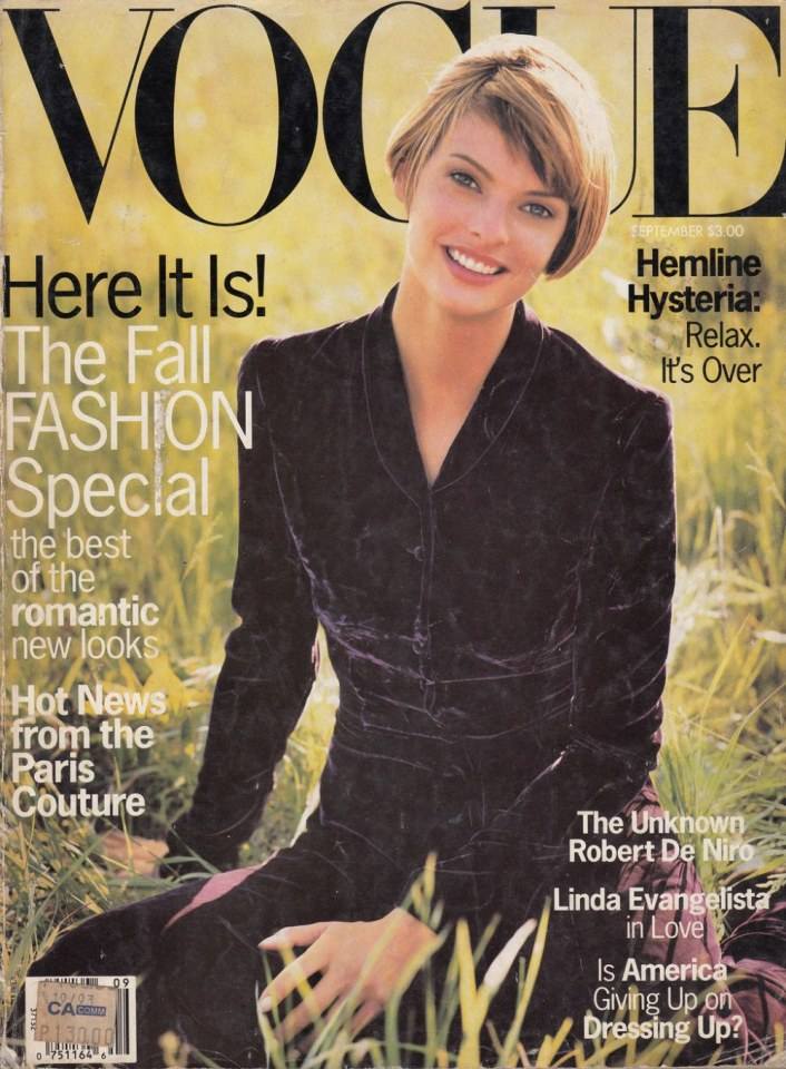 VOGUE'S Covers @Linda Evangelista