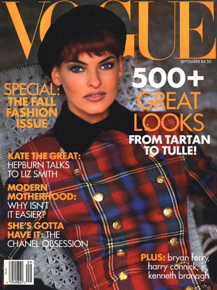 VOGUE'S Covers @Linda Evangelista