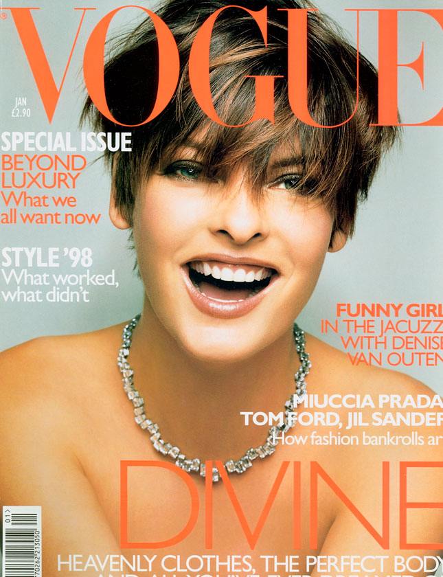 VOGUE'S Covers @Linda Evangelista