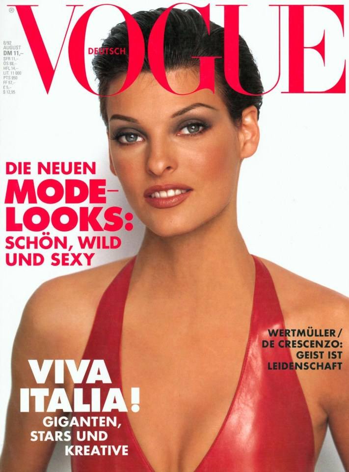 VOGUE'S Covers @Linda Evangelista