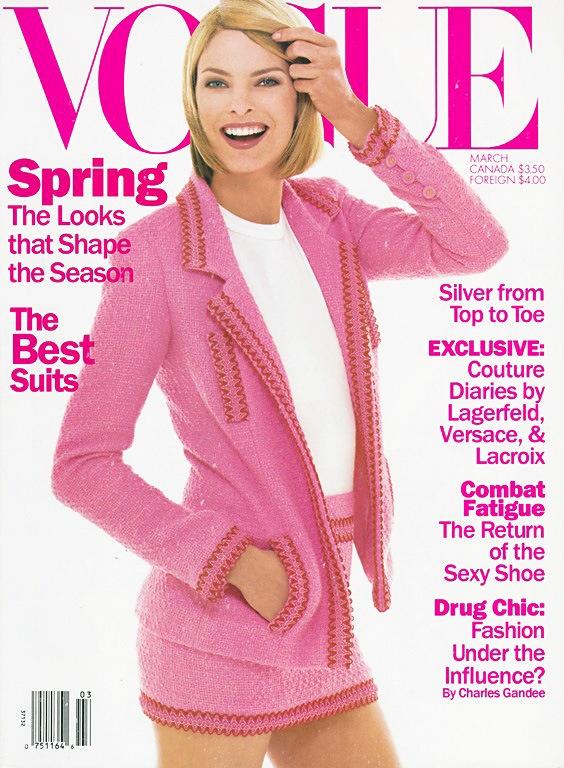 VOGUE'S Covers @Linda Evangelista