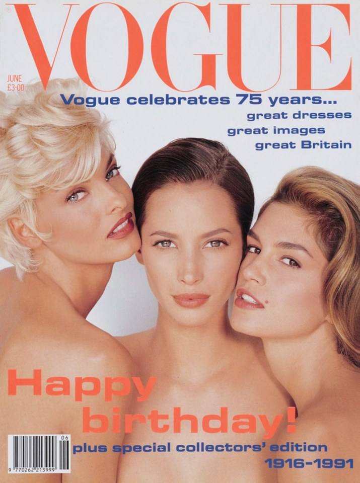 VOGUE'S Covers @Supermodels icons