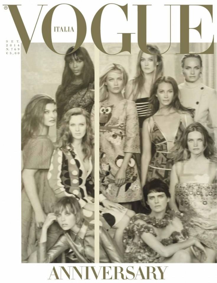VOGUE'S Covers @Supermodels icons