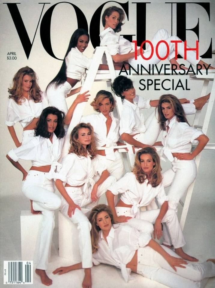 VOGUE'S Covers @Supermodels icons