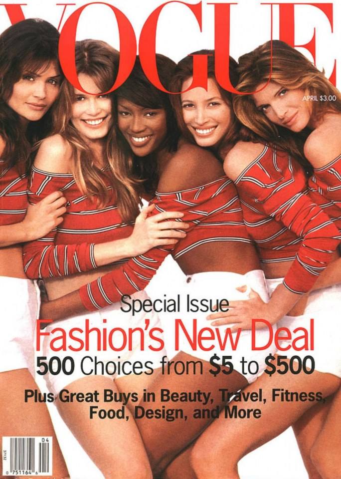 VOGUE'S Covers @Supermodels icons
