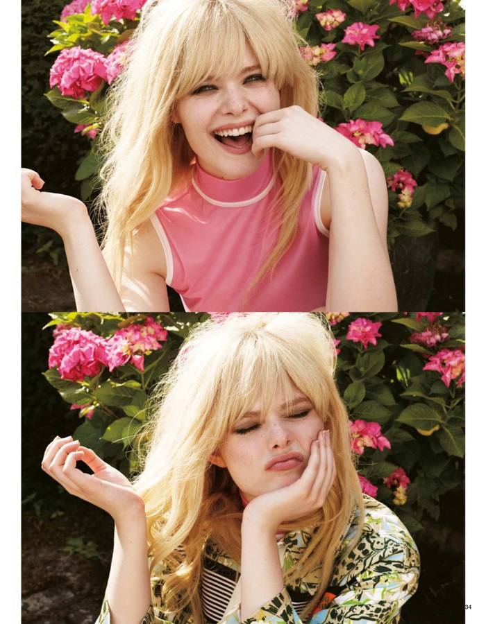 Elle Fanning @ Vogue Japan November 2018