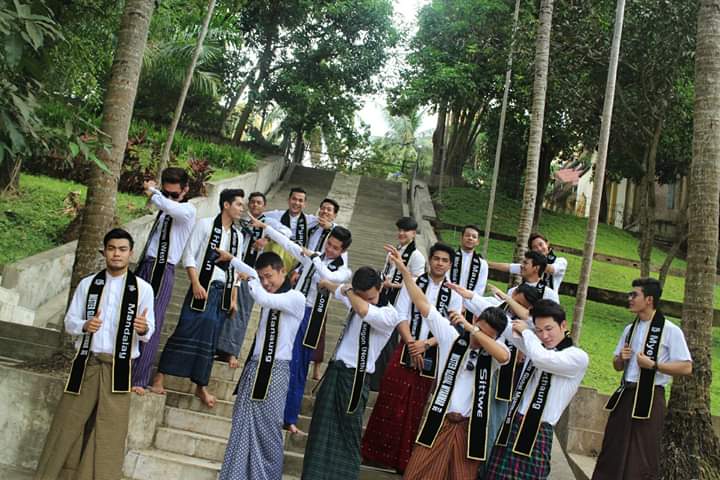 เวทีประกวดหนุ่มหล่อจากพม่าคึกคัก