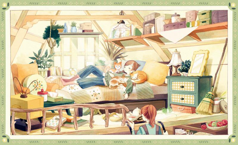 In my room